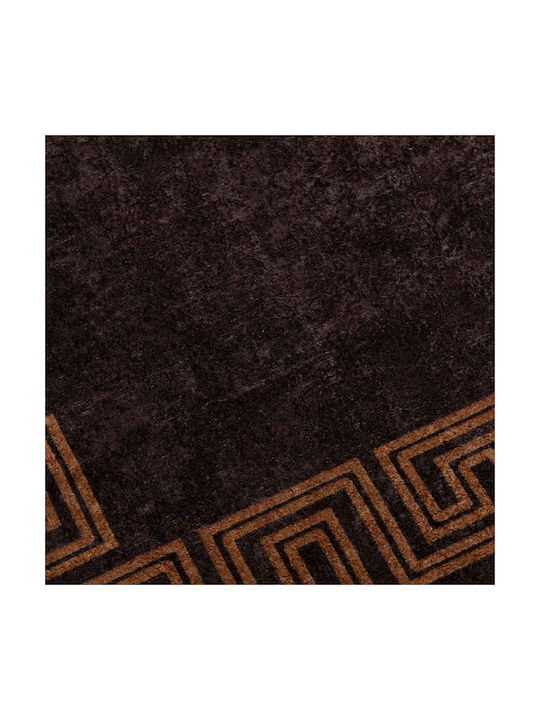 vidaXL Marsa Non-Slip Runner Rug Black 80x350cm