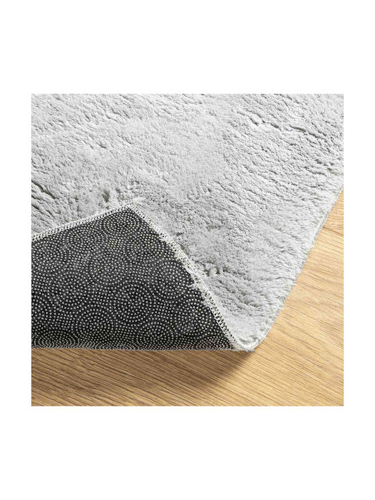 vidaXL Huarte Rutschfester Wohnzimmer Teppich 400x80cm Grau