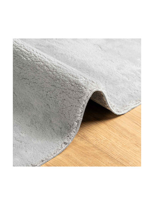 vidaXL Huarte Αντιολισθητικό Χαλί Ορθογώνιο Γκρι 400x80cm