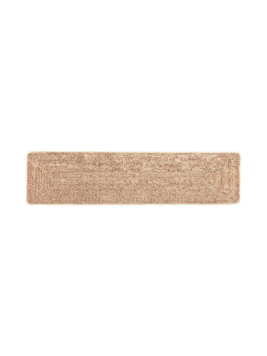 vidaXL Marsa Non-Slip Yellow Runner Rug 80x450cm
