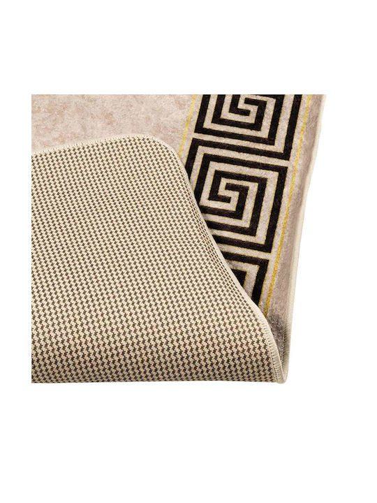 vidaXL Marsa Non-Slip Rectangular Black Rug 50x100cm