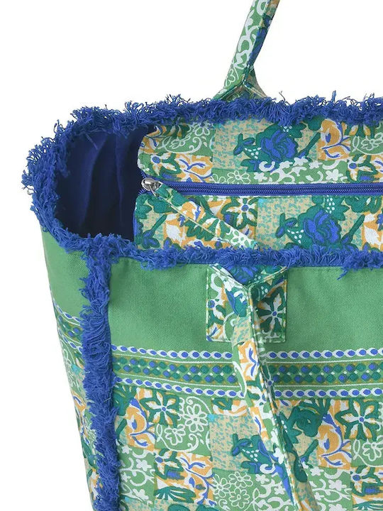 Ble Resort Collection Fabric Green Beach Bag