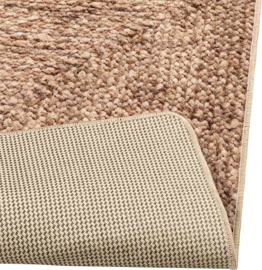 vidaXL Marsa Rutschfest Wohnzimmer Teppich Rechteckig Gelb 80x150cm
