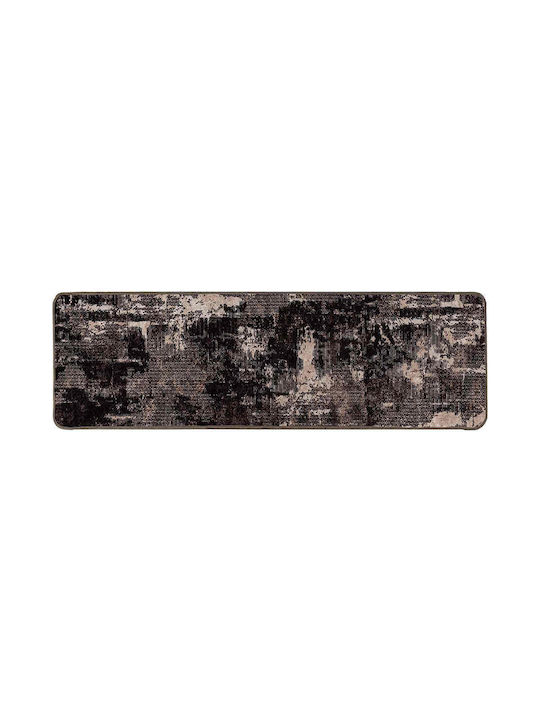 vidaXL Marsa Non-Slip Runner Rug Black 50x350cm