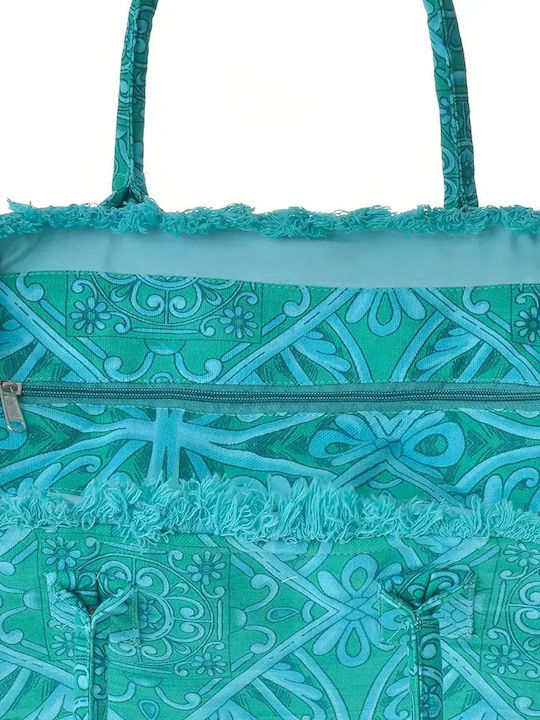 Ble Resort Collection Υφασμάτινη Τσάντα Θαλάσσης Ble Resort Collection Υφασμάτινη Τσάντα Θαλάσσης