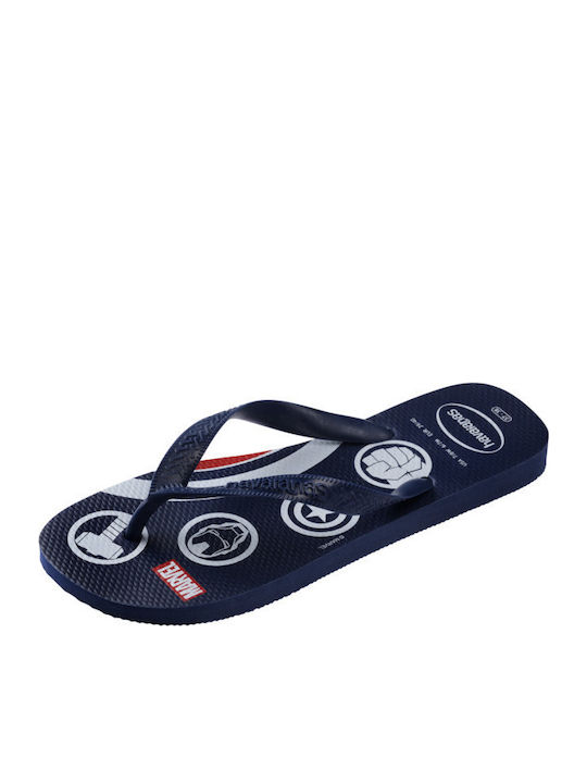 Top Marvel Logomania Herren Flip-Flops Blau