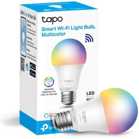 TP-LINK Smart Λάμπα L535E v3.2 LED 9W για Ντουί E27 RGBW 806lm Dimmable