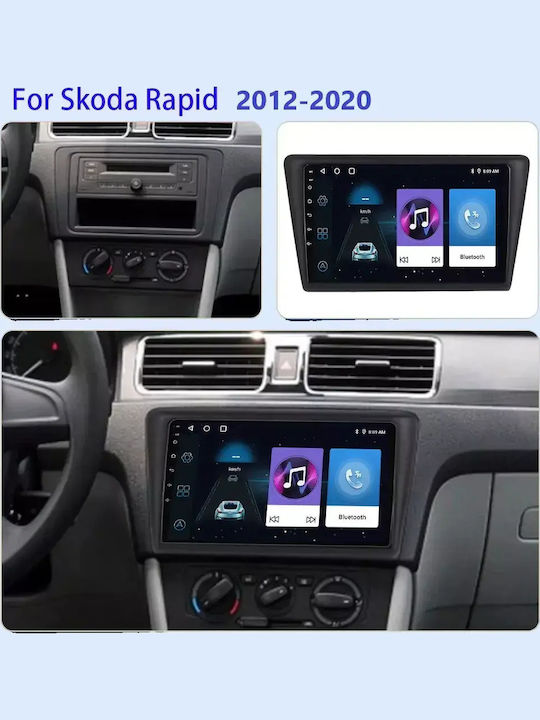 Skoda Rapid 2012-2020 Android Multimedia 4-64gb Octacore-CarPlay-Android Auto GPS Wi-Fi Bluetooth Sg-304