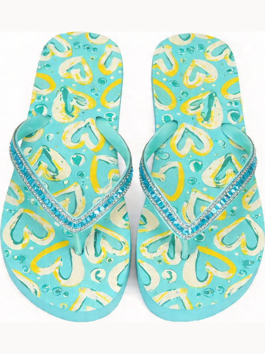 Flip Flops In Light Blue Colour