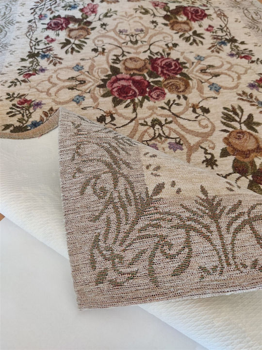 Klonaras Aubusson 290 Non-slip Rectangular Living Room Rug 60x90cm