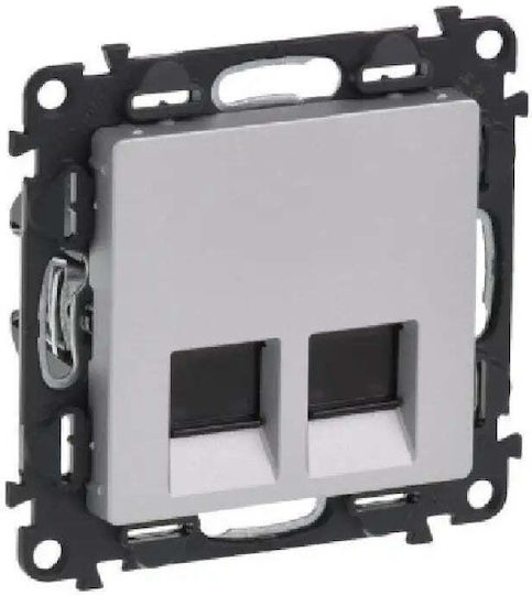 Valena Life Computer Socket Double Rj45 Cat.5e Utp Cream 753241