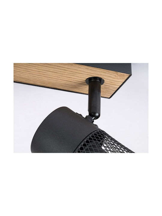 Rabalux Einzel Spot mit Fassung E14 in Schwarz Farbe
