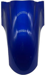 Blue Motorcycle Front Wheel Fender