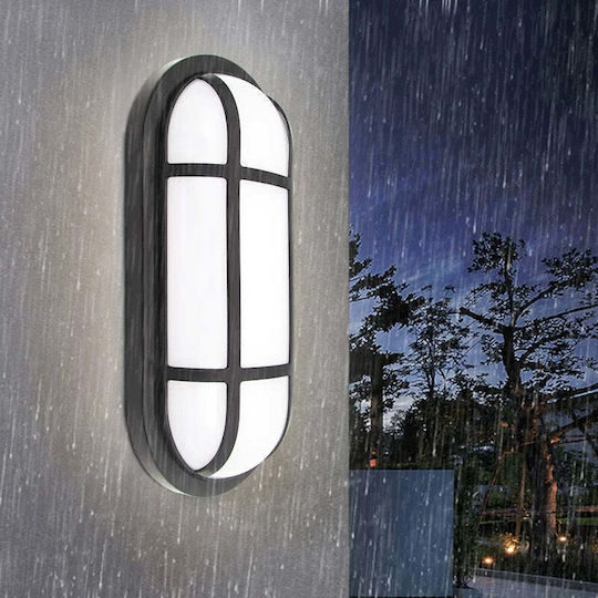 Ax321/218bk Outdoor Led Wall Light Ip65 White Black