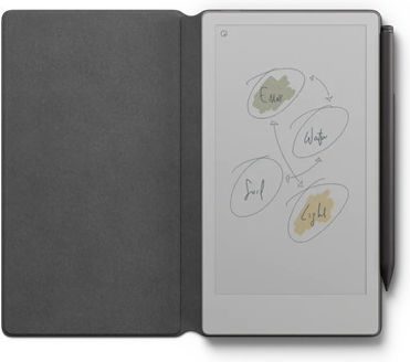 reMarkable Paper Pro Move 7.3" (64GB) с Маркер Плюс и премиум кожен калъф тип книга Кафяв