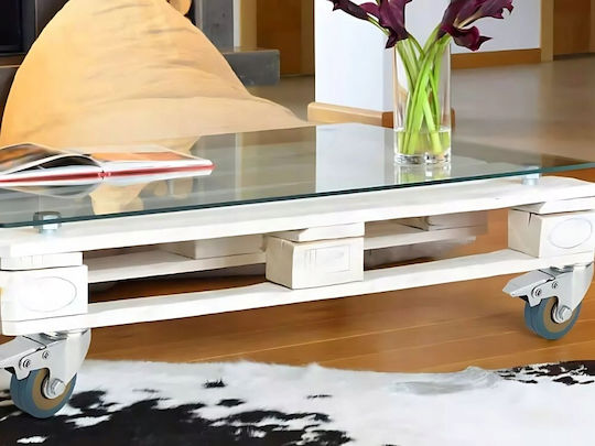 Set 4 Roți Rotative Placă Zola 100 X 25 Mm Cărucioare Mobilier 360° Rotire Silentioase Cauciuc Tehnic Oțel Galvanizat Albastru