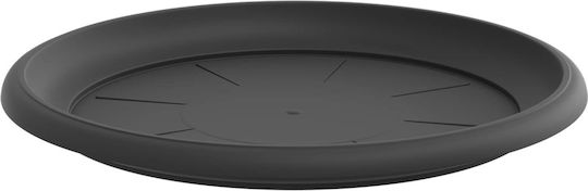 vidaXL Set 24 Kunststoff Pflanzgefäße Schwarz 39x32cm