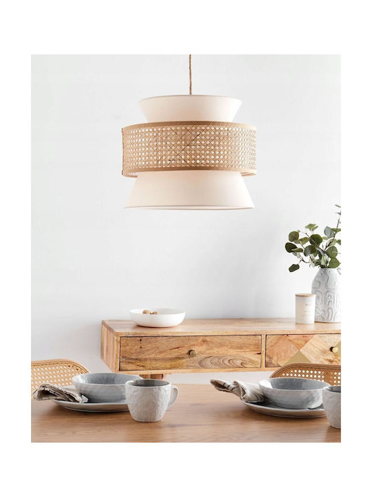 Beliani LUYANO Beige Ceiling Light