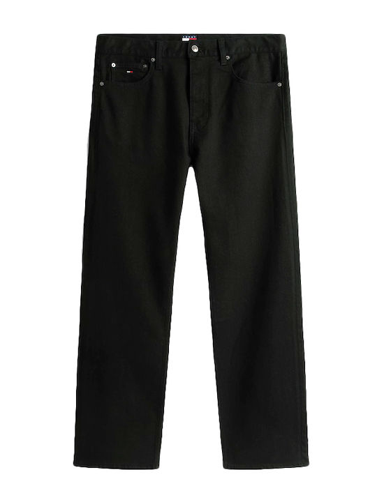 Otis Men's Jeans Pants with Regular Straight Fit Black