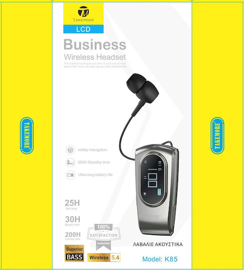 Takemore K85 In Ear Bluetooth Безжични Слушалки Акустично Черно