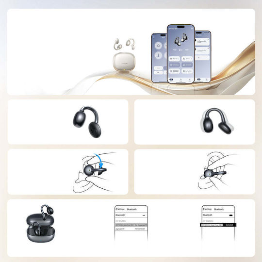 Joyroom JR-OE3 In-Ear Bluetooth-Freisprecheinrichtung Kopfhörer mit Schweißresistenz und Ladeetui Weiß