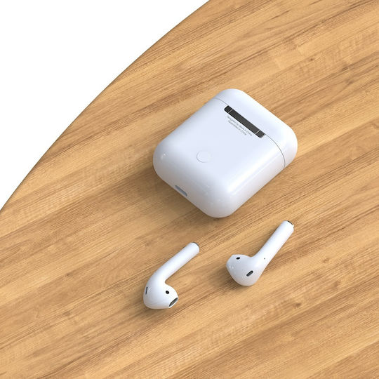 Devia EM043 Earbud Bluetooth Handsfree Earphones with Charging Case White