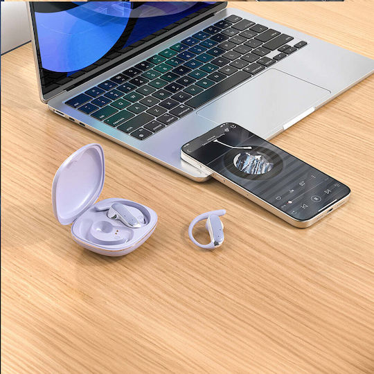 Dudao U17Z In-ear Bluetooth Handsfree Headphones with Charging Case Purple