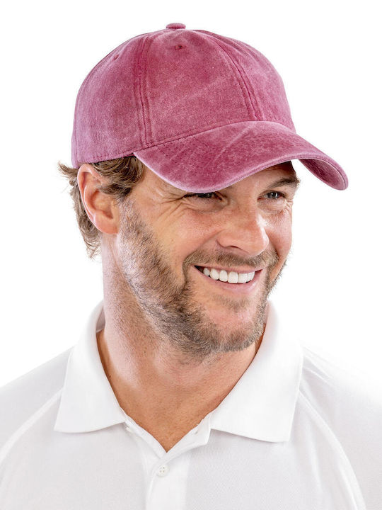 Result Pure Cotton Vintage Cap Result Headwear Rc092x Vintage Red Result Pure Cotton Vintage Cap Result Headwear Rc092x Vintage Red