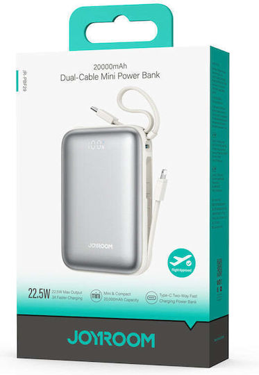 Joyroom Power Bank 20000mAh 22.5W with USB-C Port White