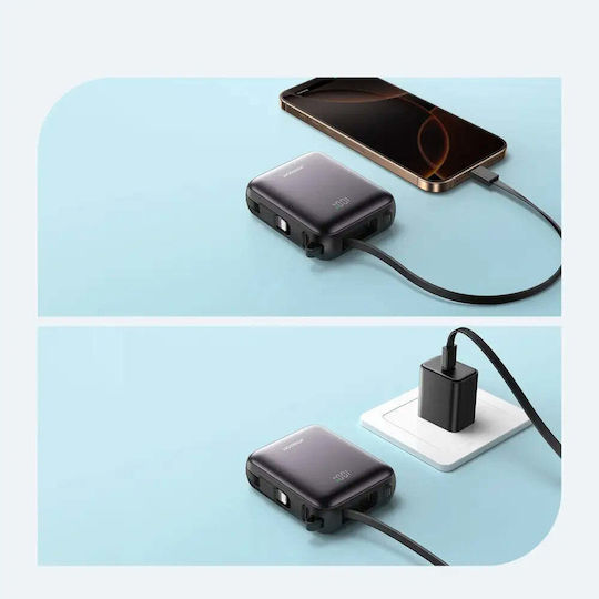 Joyroom JR-PBF27 Power Bank 10000mAh 22.5W με Θύρα USB-C Μαύρο
