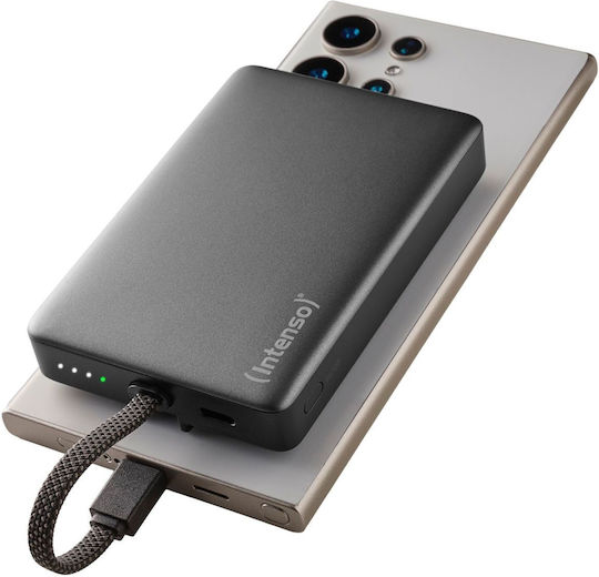 Intenso MC10000 MagSafe Външна Батерия 10000mAh 20W с USB-C Изходен Порт Power Delivery / PPS Черна
