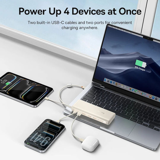 Baseus EnerFill FC41 Външна батерия 20000mAh 100W с USB-A порт и USB-C порт Power Delivery / Бързо зареждане / PPS Черна