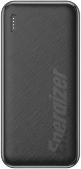 Energizer Power Bank 10000mAh 22.5W με Θύρα USB-A και 2 Θύρες USB-C Quick Charge 3.0 / Power Delivery Μαύρο