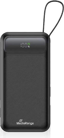 MediaRange Power Bank 10000mAh 18W cu Port USB-A și Port USB-C Negru
