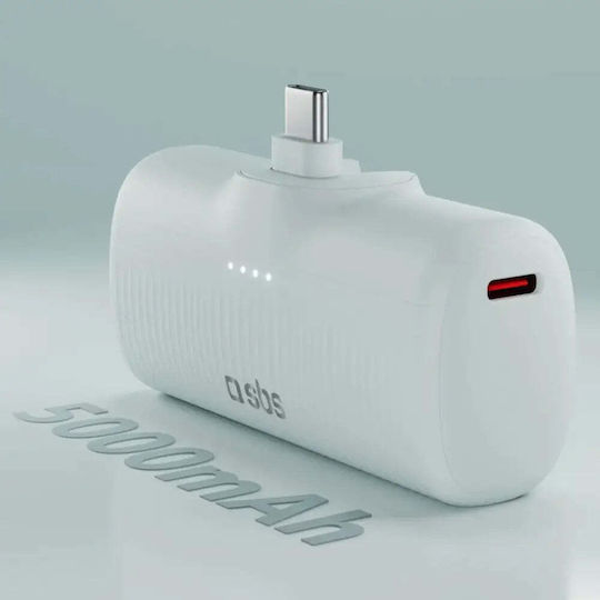 SBS Ecopower 5000mAh 10W Γκρι