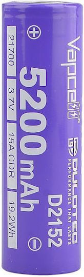 Baterie Vapcell Dulotec 21700 5200mAh 15A D2152
