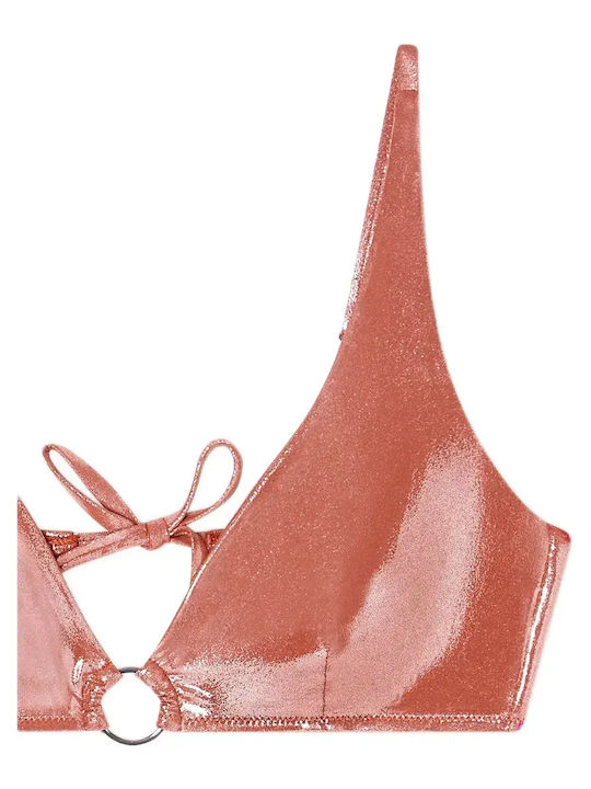 Set Bikini Triangle Terracotta Foil