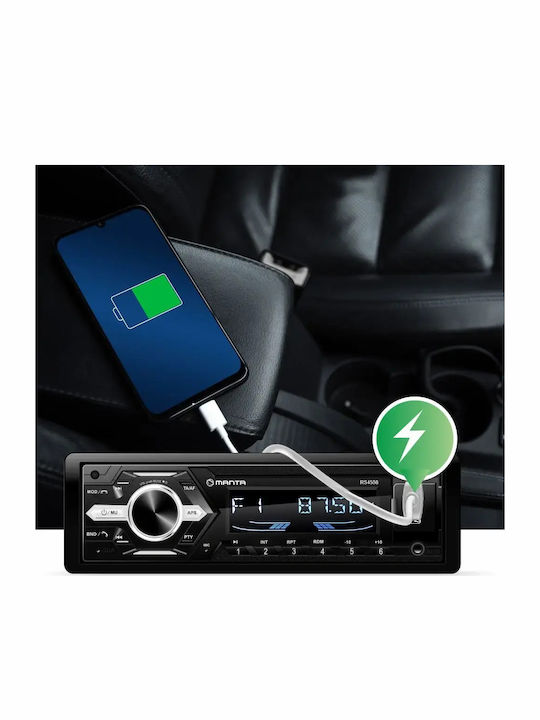 Manta Ηχοσύστημα Αυτοκινήτου 1DIN (Bluetooth/USB)