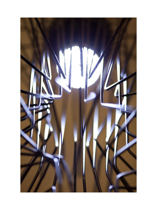 Wire Ceiling Light with E27 Socket 42x42cm