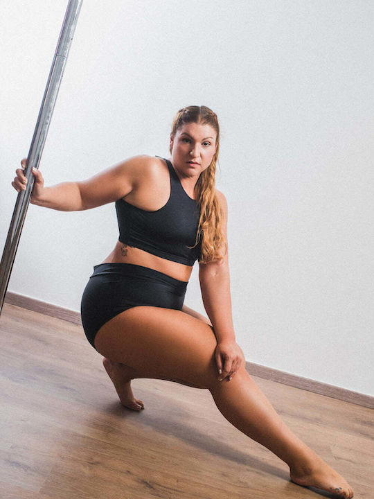 Μπουστάκι Μαύρο για Pole Dance