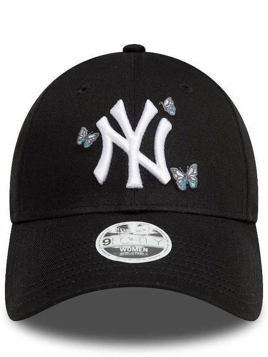 New Era New York Yankees Women's Icon Black 9forty Adjustable Cap