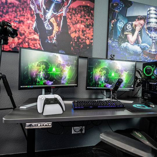Zola Ps5 Controller Ständer Dualsense Kompatibel Rutschfeste Füße Kunststoff Hellgrau