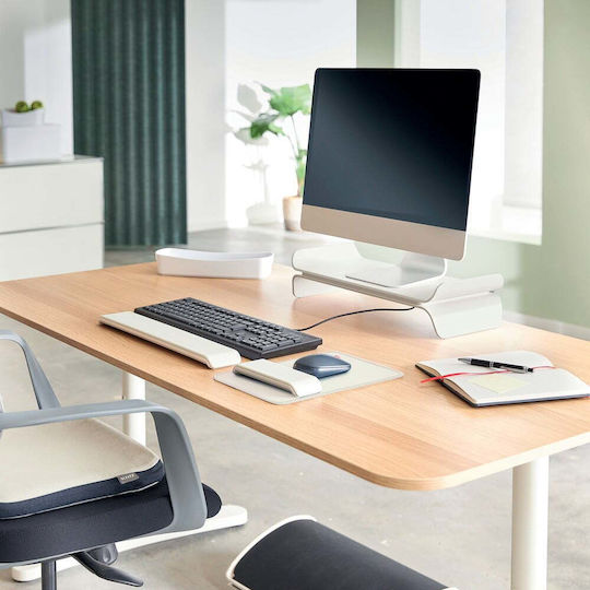 Leitz Mouse Pad Leitz Ergo Ergonomic Wrist Support Adjustable Pastel Gray
