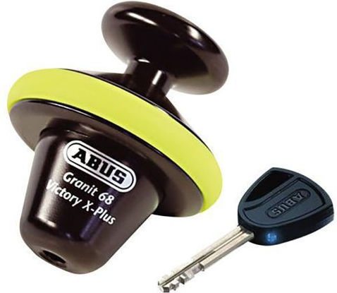 Abus Victory X-plus 68 Motorcycle Disc Brake Lock with 14mm Pin Diameter Yellow Colour