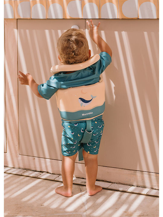 Tutete Kids Swimwear Swim Shorts Teal Whale