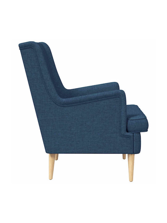 Polstersessel Blau 62x79x90cm