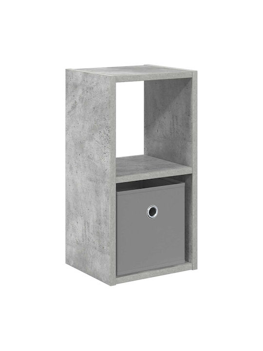 Nachttisch Holz Grau 25.5x22x49.5cm