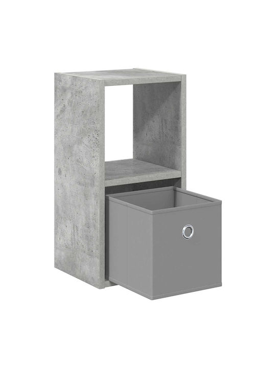 Nachttisch Holz Grau 25.5x22x49.5cm
