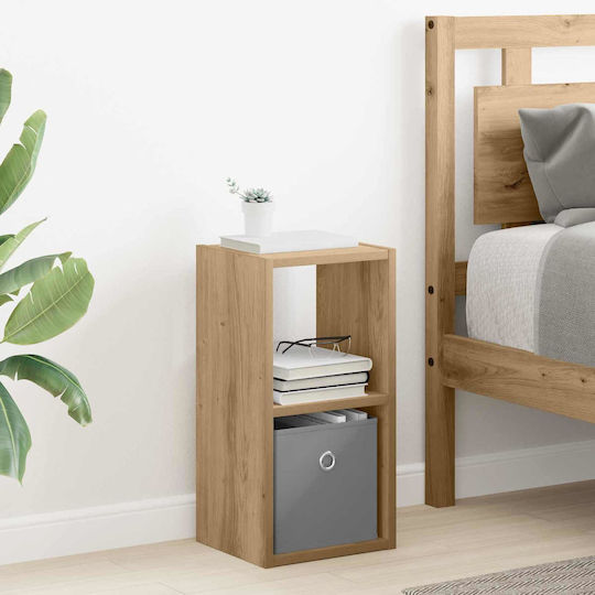 Wooden Brown Bedside Tables 2 Pieces 25.5x22x49.5cm