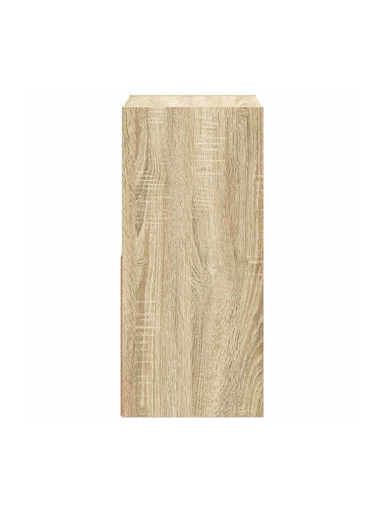 Nachttisch Holz Braun 30.5x27x59.5cm